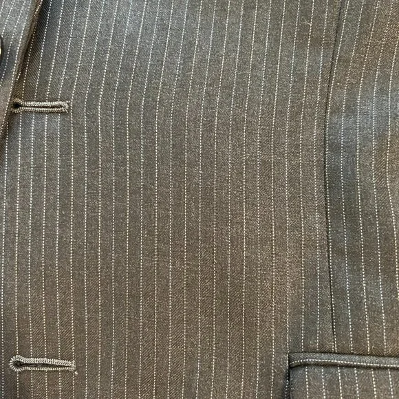 Jos. A Bank 38R Charcoal Pinstripe Suit